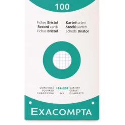 EXACOMPTA Bristol Karteikarten