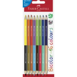FABER-CASTELL Bicolor Buntstifte 8er-Set