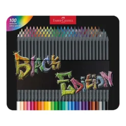 FABER-CASTELL Black Edition Buntstifte, Kartonetui + Aufsteller Stifte Halter, Sets