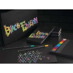 FABER-CASTELL Black Edition Buntstifte, Metalletui