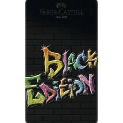 FABER-CASTELL Black Edition Buntstifte, Metalletui