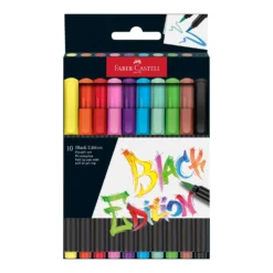FABER-CASTELL Black Edition, Brush Soft Pen Sets