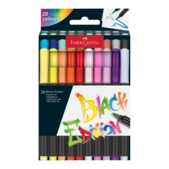 FABER-CASTELL Black Edition, Brush Soft Pen Sets