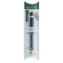 FABER-CASTELL Bleistift CASTELL® 9000 PERFECT mit integriertem Spitzer