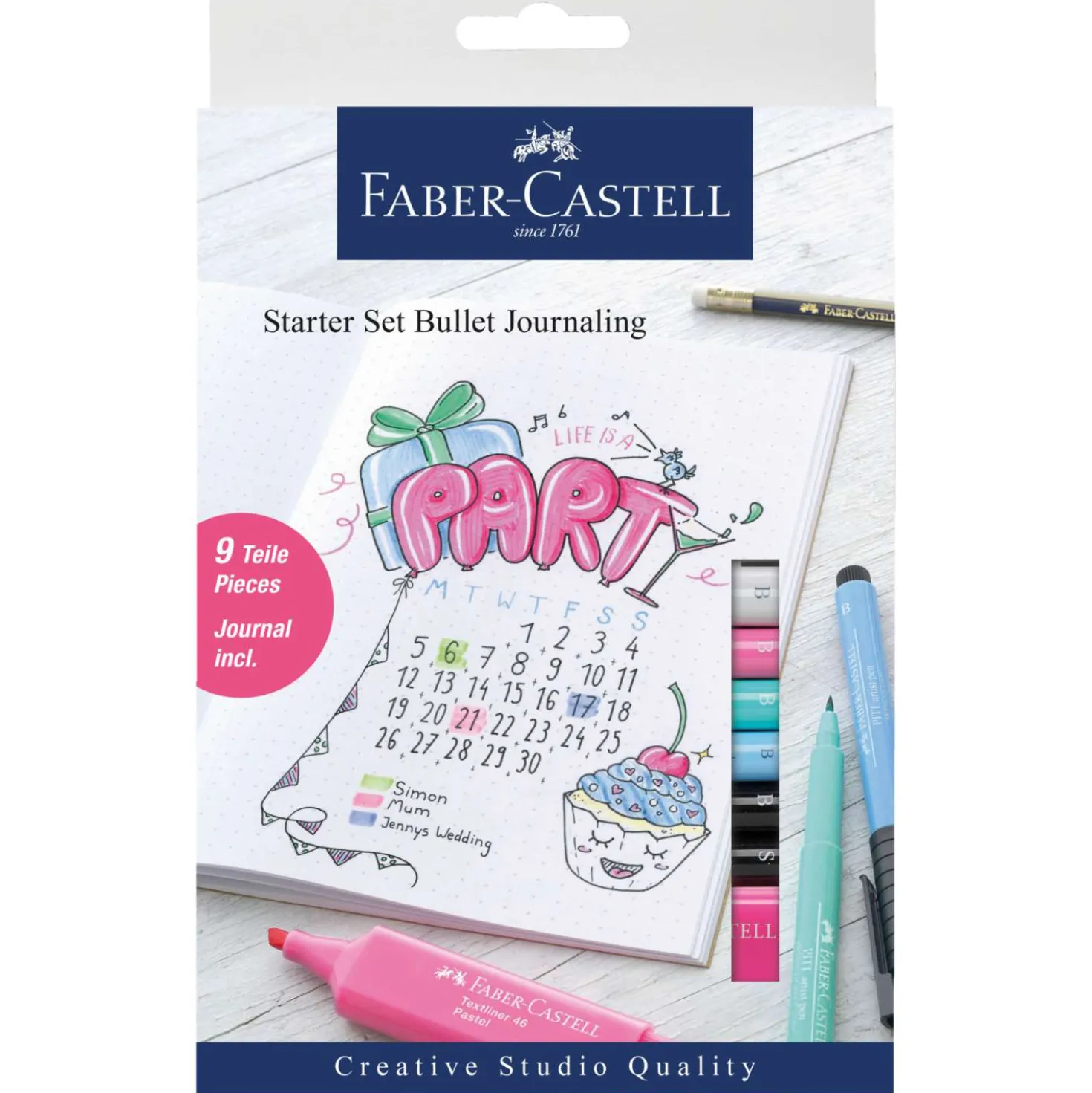 FABER-CASTELL Bullet Journaling Starter 9er Set