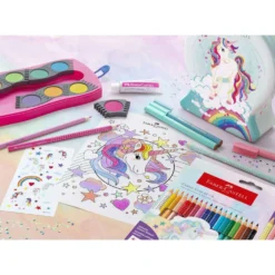 FABER-CASTELL Buntstifte Colour Grip Einhorn, Set