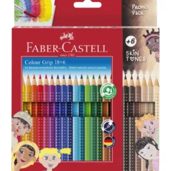 FABER-CASTELL Colour Grip Skin Tones 18+6, Set