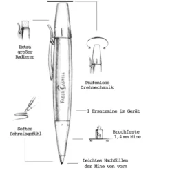 FABER-CASTELL e-motion Drehbleistift