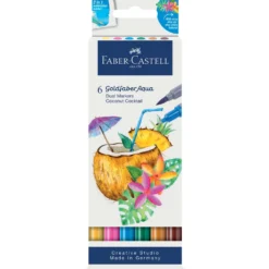 FABER-CASTELL Goldfaber Aqua Dual Marker''Tropical Escapes Collection''