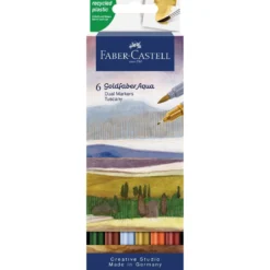 FABER-CASTELL Goldfaber Aqua Dual Marker 6er-Set