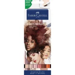 FABER-CASTELL Goldfaber Aqua Dual Marker 6er-Set