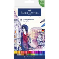 FABER-CASTELL Goldfaber Aqua Dual Marker 18er-Set