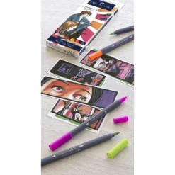 FABER-CASTELL Goldfaber Sketch Marker, 6er-Sets