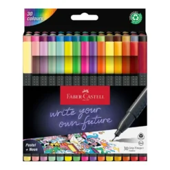 FABER-CASTELL Grip Fineliner, 0.4, 30er-Set