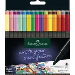 FABER-CASTELL Grip Fineliner, 0.4, 30er-Set