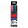 FABER-CASTELL Grip Fineliner, 0.4, 5er-Sets