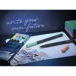 FABER-CASTELL Grip Fineliner, 0.4, 5er-Sets