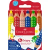 FABER-CASTELL Grippy 6er-Set Buntstifte