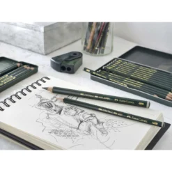 FABER-CASTELL 9000 JUMBO Bleistifte, 5er-Set