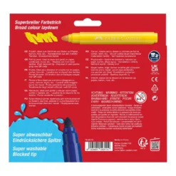 FABER-CASTELL Jumbo Superwashable Filzstift-Sets