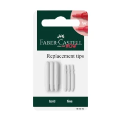 FABER-CASTELL Multimark Acrylic Marker Ersatzspitzen, zwei-Spitzen Marker
