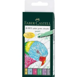 FABER-CASTELL PITT Artist Pen Brush 6er-Sets