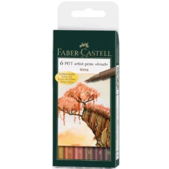 FABER-CASTELL PITT Artist Pen Brush 6er-Sets