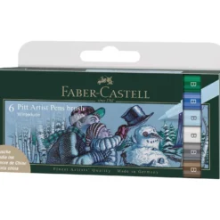 FABER-CASTELL PITT Artist Pen Brush 6er-Sets
