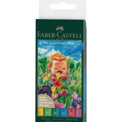 FABER-CASTELL PITT Artist Pen Brush 6er-Sets