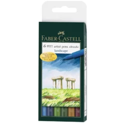 FABER-CASTELL PITT Artist Pen Brush 6er-Sets