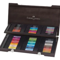 FABER-CASTELL PITT Artist Pen - 90er-Set im Holzkoffer