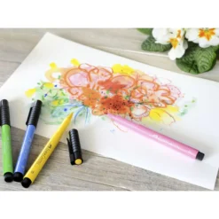 FABER-CASTELL PITT Artist Pen - 90er-Set im Holzkoffer