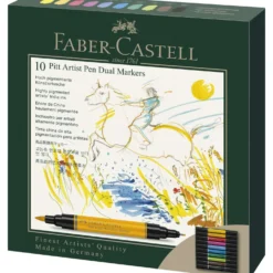 FABER-CASTELL Pitt Artist Pen Dual Marker im Kartonetui
