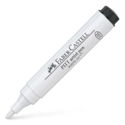 FABER-CASTELL Pitt® artist pen Tuschestift weiß, einzeln