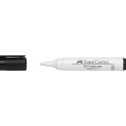 FABER-CASTELL Pitt® artist pen Tuschestift weiß, einzeln