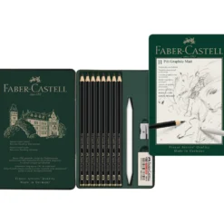 FABER-CASTELL Pitt Graphite Matt im Metall-Etui