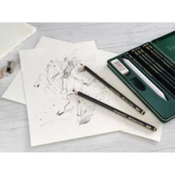 FABER-CASTELL Pitt Graphite Matt im Metall-Etui
