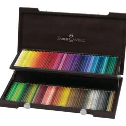 FABER-CASTELL POLYCHROMOS Farbstifte im Holzkoffer