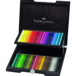 FABER-CASTELL POLYCHROMOS Farbstifte im Holzkoffer