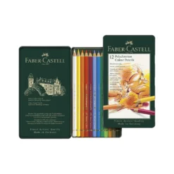 FABER-CASTELL POLYCHROMOS Künstler-Farbstifte im Metall-Etui