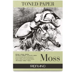 FABRIANO® Toned Paper Zeichenblock, Moos