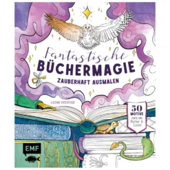Fantastische Büchermagie - Zauberhafte Lesewelten zum Ausmalen