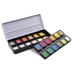 FINETEC Premium Perlglanzfarben "4 Elements", 24er-Farbkasten