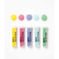 folia® Bio-Glitter-Mix-Sets, 5 Tuben