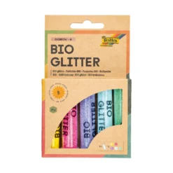folia® Bio-Glitter-Mix-Sets, 5 Tuben