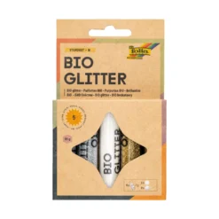 folia® Bio-Glitter-Mix-Sets, 5 Tuben