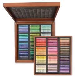 GALLERY Extra Soft Artists Ölpastelle im Holzkoffer – 120 Farben