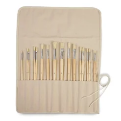 GERSTAECKER Borstenpinsel-Set mit Rolltasche
