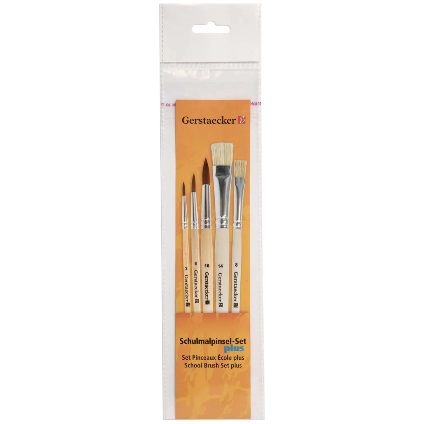 GERSTAECKER Schulmalpinsel-Set plus