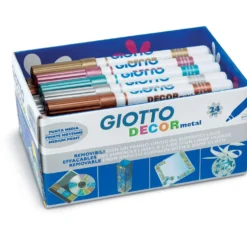 GIOTTO Decor Metal Fasermaler Schulbox